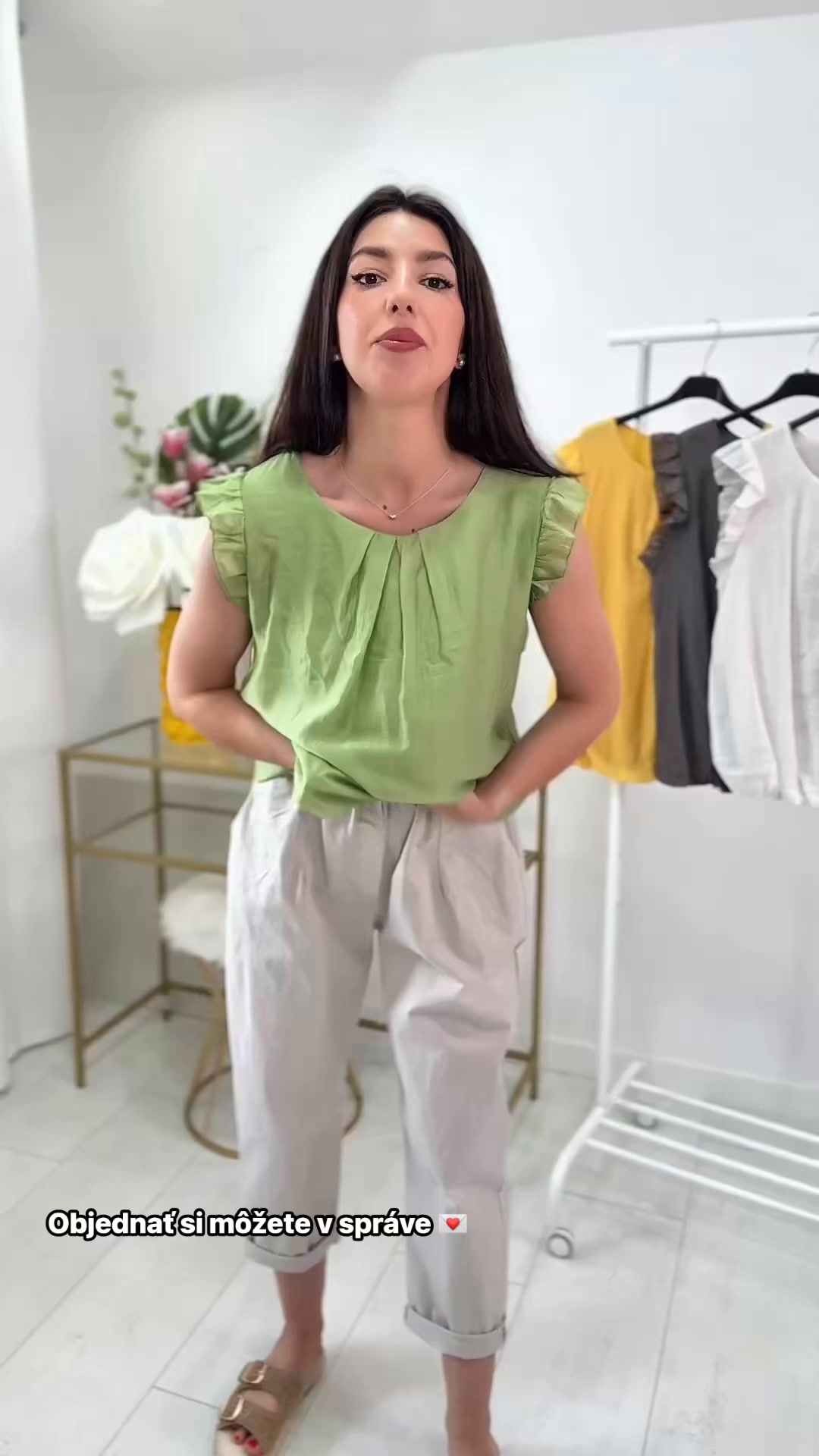Khaki koženková bunda RAELIN 5