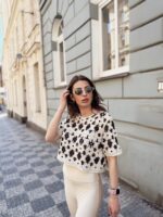 Háčkovaný top DAIRY