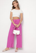 Rúžové voľné nohavice Klarisa – Obrázok 2