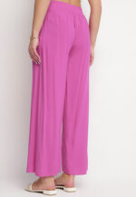 Rúžové voľné nohavice Klarisa – Obrázok 5